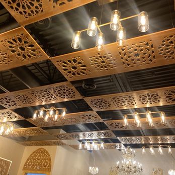 Zain Alsham - the ceiling of a restaurant - Middle Eastern Near Me - Mississauga, Ontario