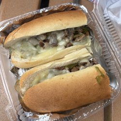 Stans Super Subs & Deli - Philly cheesesteak sandwich.