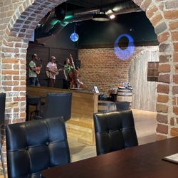 Main Street Tavern - View from the bar through the lovely brick arches
