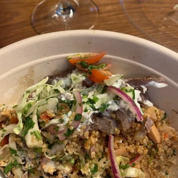 Ela Greek Eats - Lamb bowl with tzatkiki - Greek Near Me - Venice, California Ela Greek Eats - Lamb bowl with tzatkiki - Greek Near Me - Venice, California