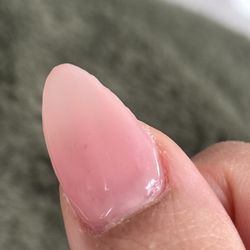 Serenity Spa - Gel flecks/shape needs cleaning up