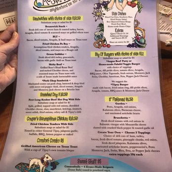 Tipsy McSway's - Beautiful menu! - Music Venues Near Me - Brunswick, Georgia
