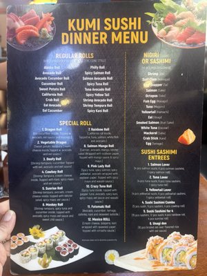 Menu photo 4 Kumi San Antonio, TX