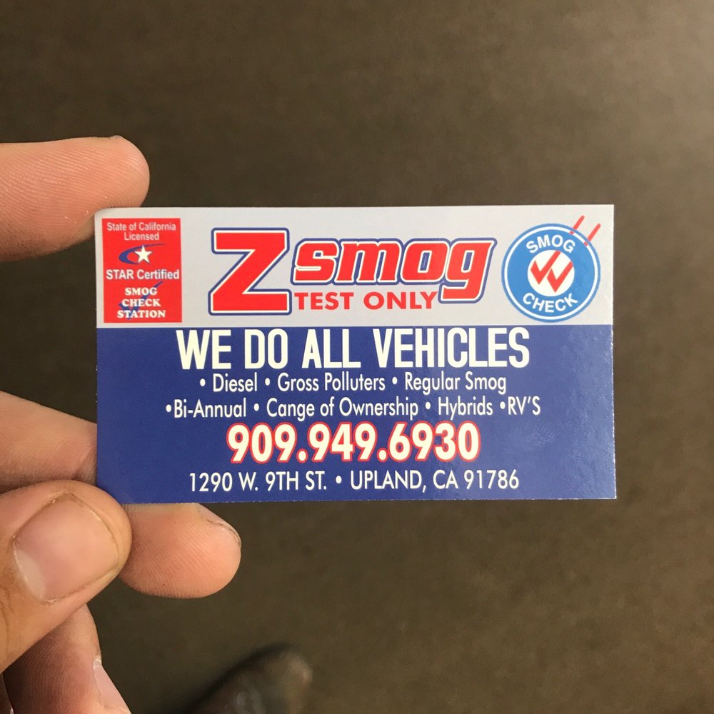 Z Smog Check - Smog Check Stations Near Me - Upland, California