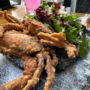 Bone Kettle - Crab w/squid ink waffle - Breakfast & Brunch Near Me - Pasadena, California
