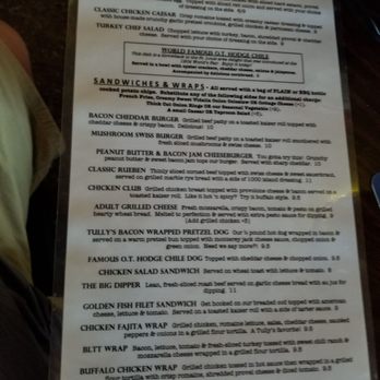 Tullys Taproom - Menu - American Near Me - O'Fallon, Missouri Tullys Taproom - Menu - American Near Me - O'Fallon, Missouri