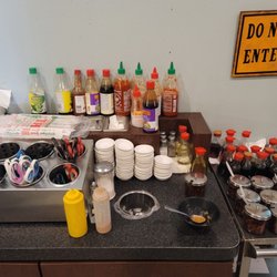 Sauce area.