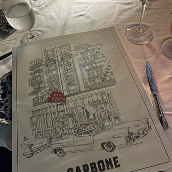 Carbone - Menu - New American Near Me - Miami, Florida