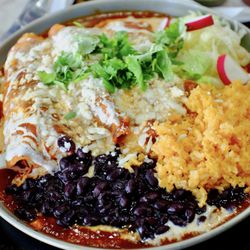 Papasitos Fresh Mexican Food - Chicken Enchiladas