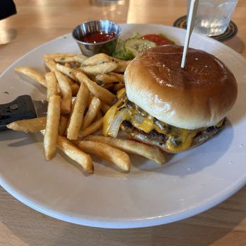 Table on 6th - Classic Double Cheeseburger and Fries - Burgers Near Me - Bentonville, Arkansas Table on 6th - Classic Double Cheeseburger and Fries - Burgers Near Me - Bentonville, Arkansas