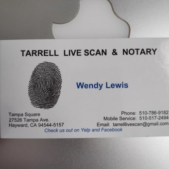 Tarrell Live Scan & Notary - Tarrell Live Scan & Notary - Notaries Near Me - Hayward, California Tarrell Live Scan & Notary - Tarrell Live Scan & Notary - Notaries Near Me - Hayward, California