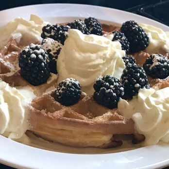 The Parkside Cafe - Berry waffle  4-5-24 - Cafes Near Me - Bristol, Connecticut