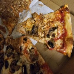 Paradise Pizza - Crust so thin, you pick up pizza and everything drips off. It was never like this. Been going to Paradise for years and years. I'm done!