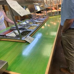 The Kountry Peach - Buffet style. Blue plates or daily specials available.