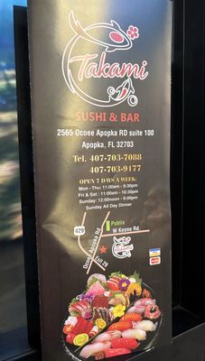 Menu photo 3 Takami Apopka, FL Menu photo 3 Takami Apopka, FL