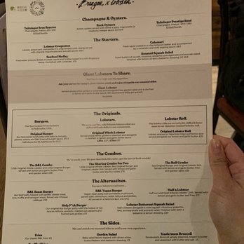 Burger & Lobster - Menu - American Near Me - Mayfair, XGL Burger & Lobster - Menu - American Near Me - Mayfair, XGL