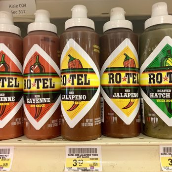 Albertsons - a row of bottles of hot sauce - Grocery Near Me - Caffery Lafayette, Louisiana