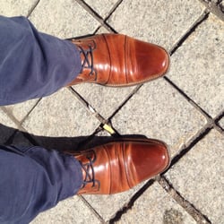 Capital Shoe Clinic - They got my shoes all cleaned up. The guy that did it for me was super nice and also it was very cheap.