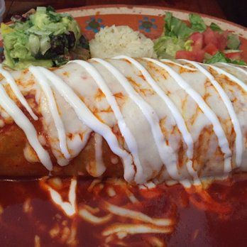 La Santisima - Al pastor burro with red sauce. Great dish. - Mexican Near Me - Phoenix, Arizona
