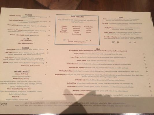 Menu photo 2 Harvest Kitchen and Bar Wichita, KS Menu photo 2 Harvest Kitchen and Bar Wichita, KS