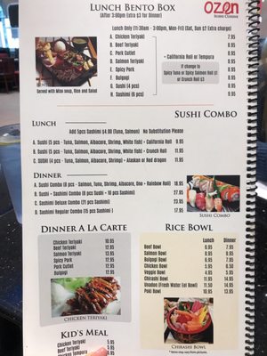 Menu photo 7 Ozen Sushi Foothill Ranch, CA Menu photo 7 Ozen Sushi Foothill Ranch, CA