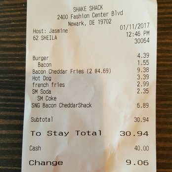Shake Shack Christiana - Burgers Near Me - New Castle, Delaware