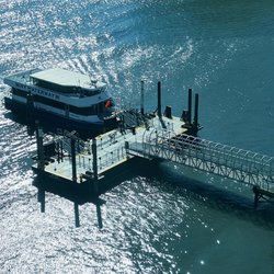 Harborside Ferry Terminal - The first day of operation.