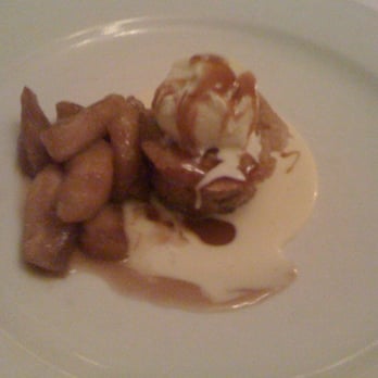 The Kitchen Table - Apple cake with butterscotch apples and sea salt ice cream!!!  Amazing - New American Near Me - Richmond, Vermont