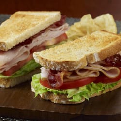 The Bistro - The tried and true Turkey BLT is served on toasted sourdough bread and is great for a light dinner.