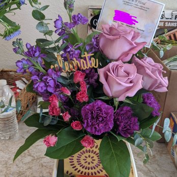 B & B Floral - Beautiful arrangement I ordered for my Grandmother's birthday - Florists Near Me - Vallejo, California B & B Floral - Beautiful arrangement I ordered for my Grandmother's birthday - Florists Near Me - Vallejo, California