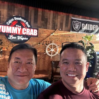 The Yummy Crab - Me and owner Uno... great guy !!!! - Seafood Near Me - Las Vegas, Nevada The Yummy Crab - Me and owner Uno... great guy !!!! - Seafood Near Me - Las Vegas, Nevada