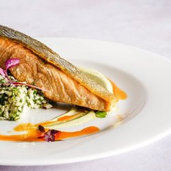Creative Cuisine - Crispy skin salmon