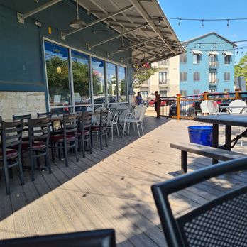 Rocket Coffee ATX & Pastries - Outside patio - Coffee & Tea Near Me - Austin, Texas Rocket Coffee ATX & Pastries - Outside patio - Coffee & Tea Near Me - Austin, Texas