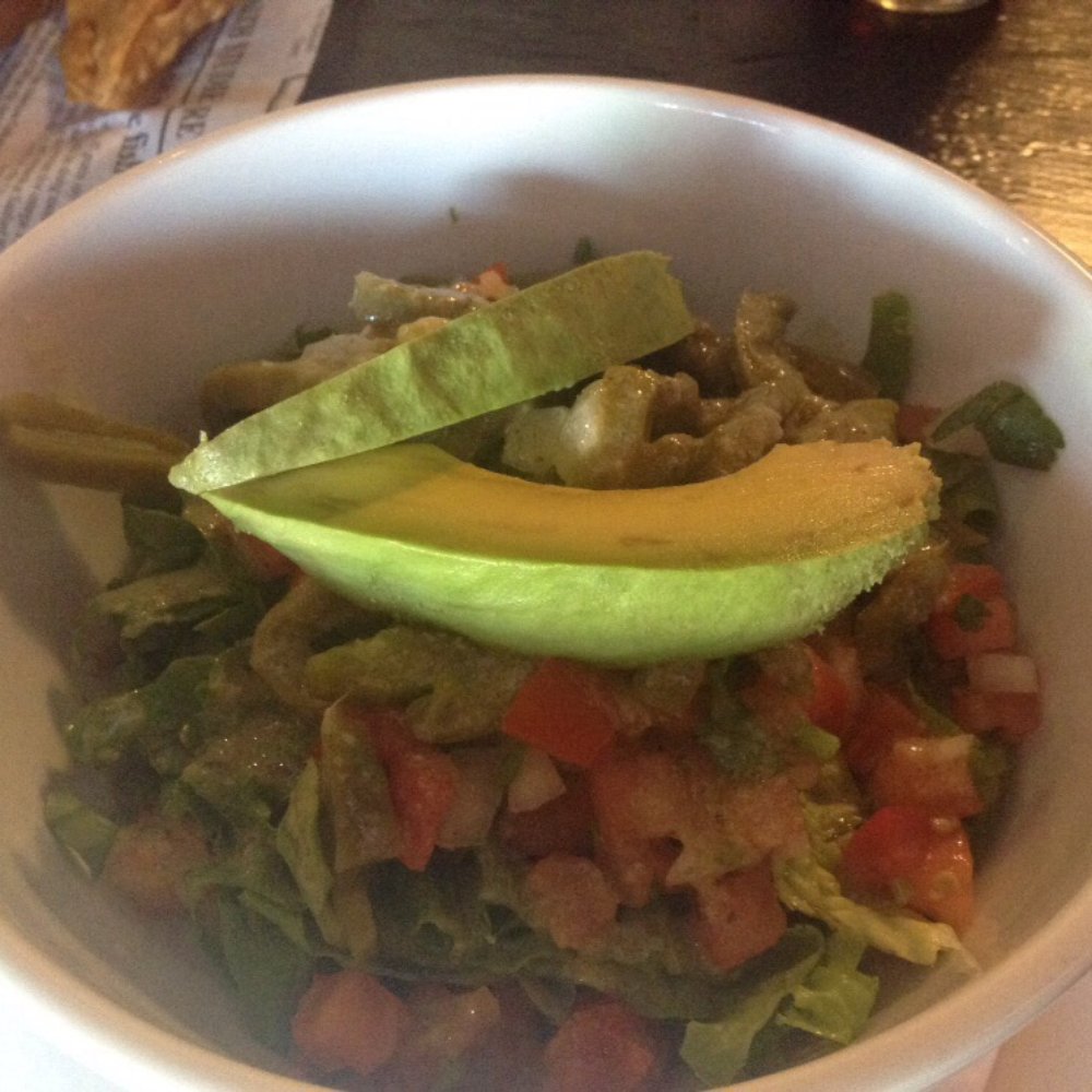 Pancho y Emiliano - Cool and refreshing cactus salad on a hot day! - Mexican Near Me - Toronto, Ontario