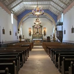 Mission San Antonio de Padua - Looking towards the alter at Mission San Antonio de Padua