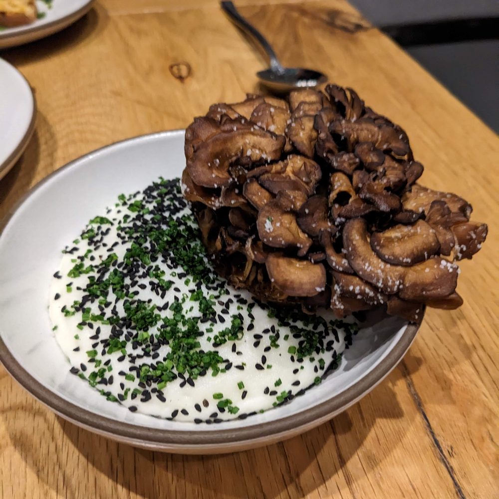 Chickadee - Crispy hen of the woods - New American Near Me - Boston, Massachusetts