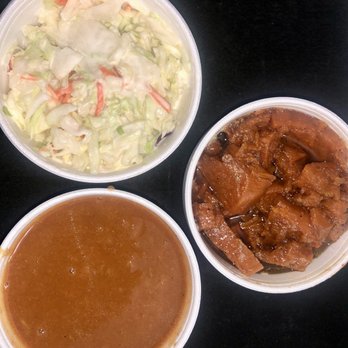 Fat Boyz Barbecue - Cole slaw, candied yams, brisket baked beans- all are delicious. - Barbeque Near Me - Deerfield Beach, Florida Fat Boyz Barbecue - Cole slaw, candied yams, brisket baked beans- all are delicious. - Barbeque Near Me - Deerfield Beach, Florida