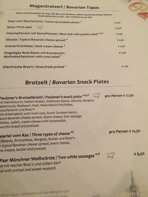Menu photo 3 Paulaner's Wirtshaus Munich, BY