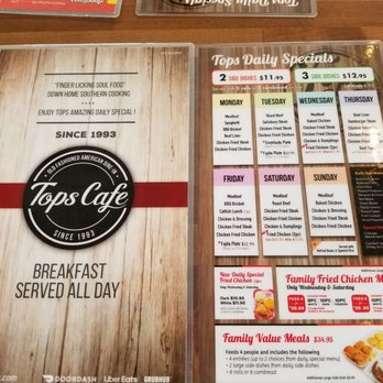 Tops Cafe - Menu - Breakfast & Brunch Near Me - Dallas, Texas Tops Cafe - Menu - Breakfast & Brunch Near Me - Dallas, Texas