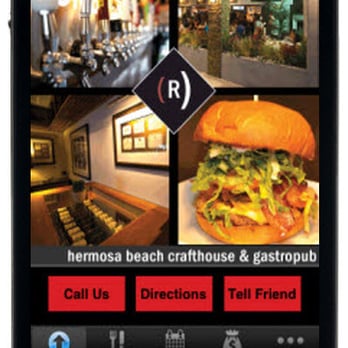 Radius Mobile Apps - Restaurant Home Screen - Marketing Near Me - Hermosa Beach, California Radius Mobile Apps - Restaurant Home Screen - Marketing Near Me - Hermosa Beach, California
