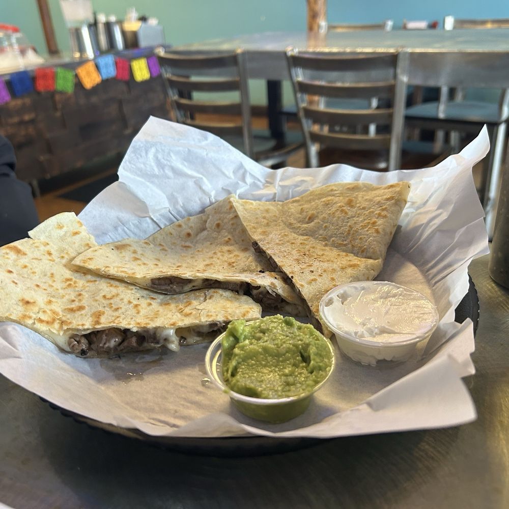 Carne Asada Cheese Quesadilla - Missing one Slice Carne Asada Cheese Quesadilla - Missing one Slice