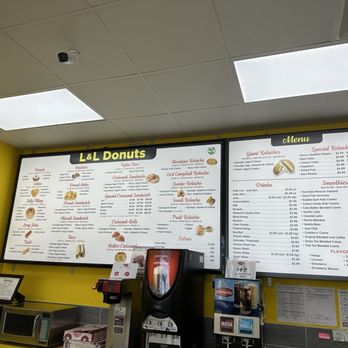 L&L Donuts - Menu board - Donuts Near Me - Round Rock, Texas L&L Donuts - Menu board - Donuts Near Me - Round Rock, Texas