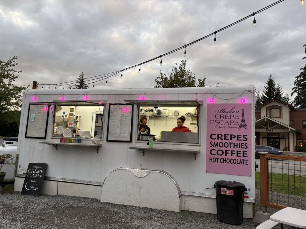 Food from Alaskan Crepe Escape