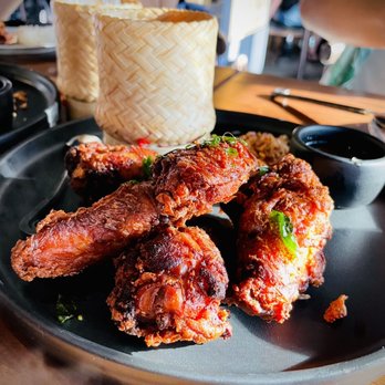 Hanuman Thai Eatery - Chicken wings (Hatyai fried chicken) - Thai Near Me - Costa Mesa, California Hanuman Thai Eatery - Chicken wings (Hatyai fried chicken) - Thai Near Me - Costa Mesa, California