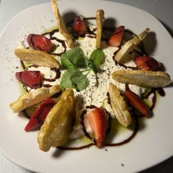 Brent's Bistro - Goat cheese strawberry app
