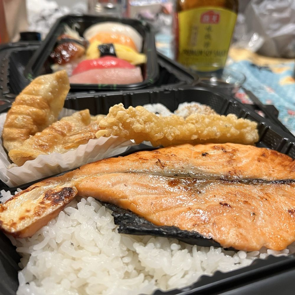 Fuji Grill - Grilled Salmon Bento Special - Japanese Near Me - Huntington Beach, California Fuji Grill - Grilled Salmon Bento Special - Japanese Near Me - Huntington Beach, California