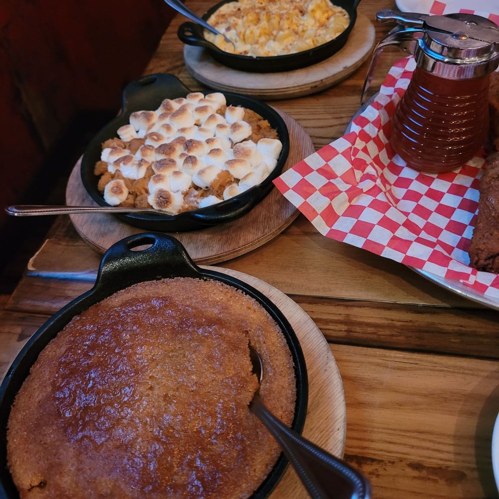 The Eagle OTR - Cornbread, sweet potato, Mac n cheese - American Near Me - Cincinnati, Ohio The Eagle OTR - Cornbread, sweet potato, Mac n cheese - American Near Me - Cincinnati, Ohio