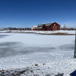 Reunion Recreation Center - Reunion Rec Center from across the frozen lake