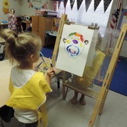St. Luke's Preschool - Building art and fine motor skills