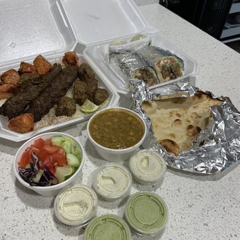 Kabob Zone - Super Combo and Gyro Wrap - Pakistani Near Me - Woodbridge, Virginia